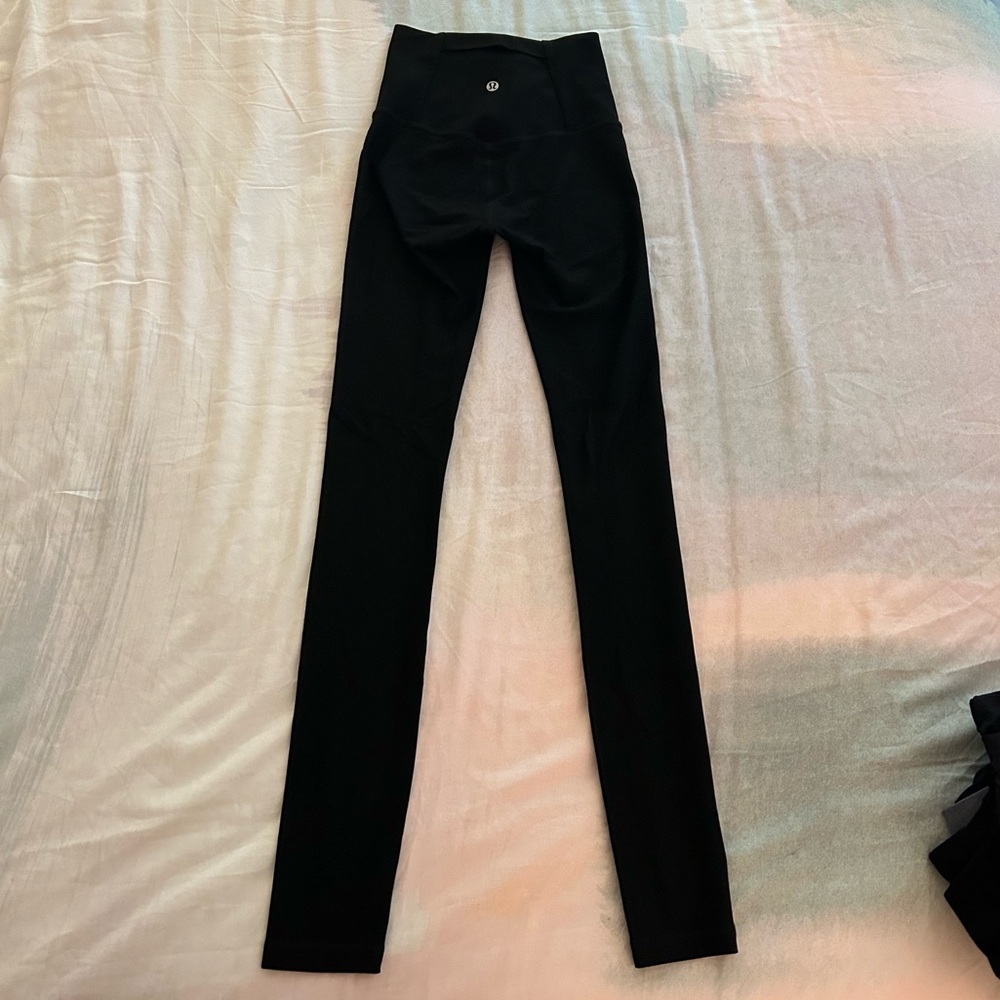 Mapped out high rise black lululemon leggings